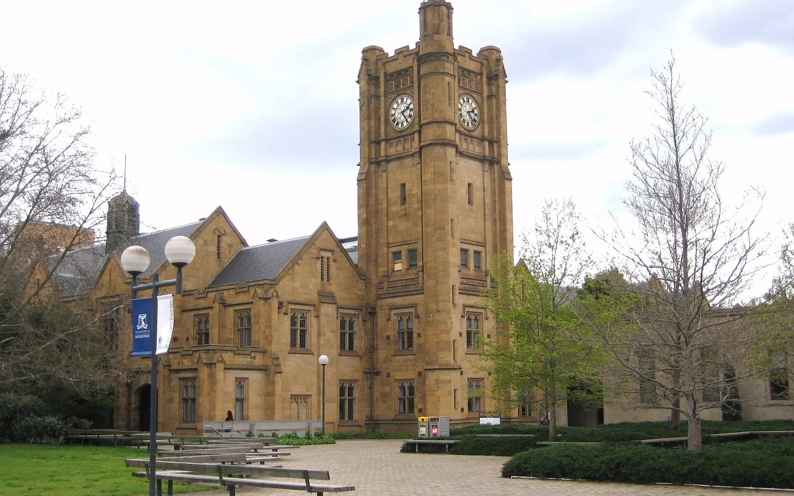 Old Arts Building (1919-1924), Parkville campus, University of Melbourne.