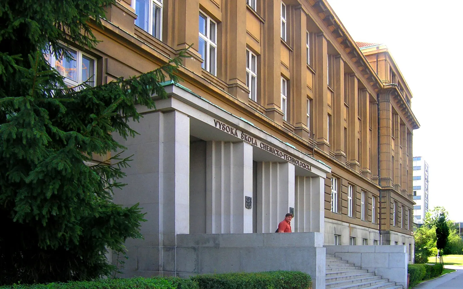 Institute of Chemical Technology at Technická street at Dejvice, Prague