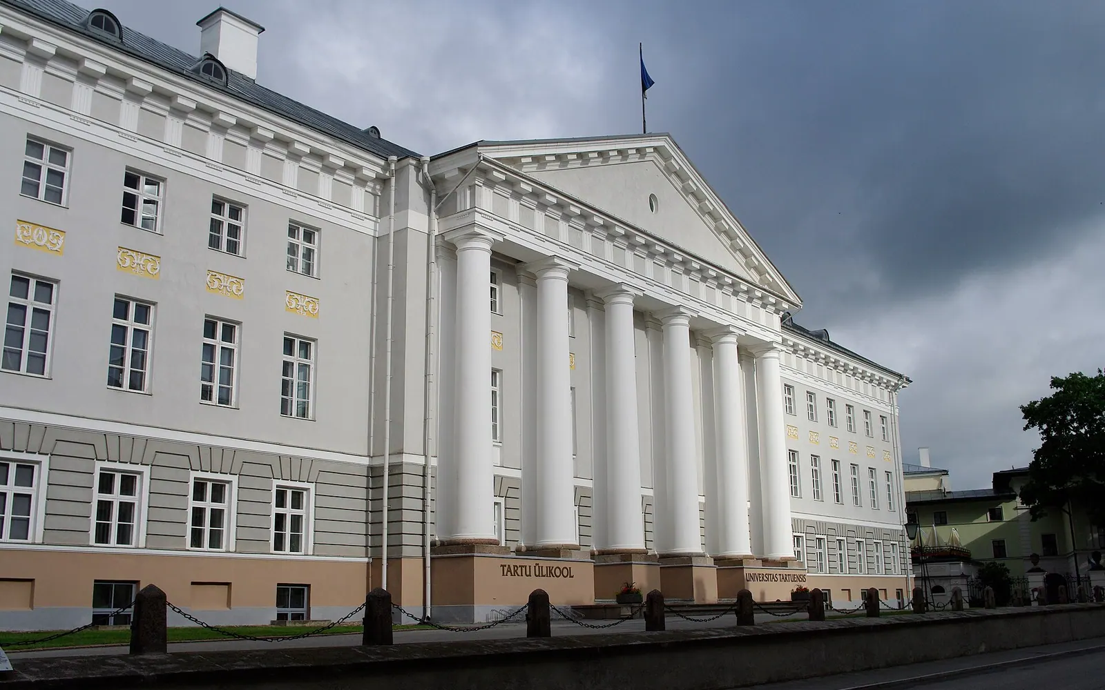 The main building of University of Tartu, Estonia.