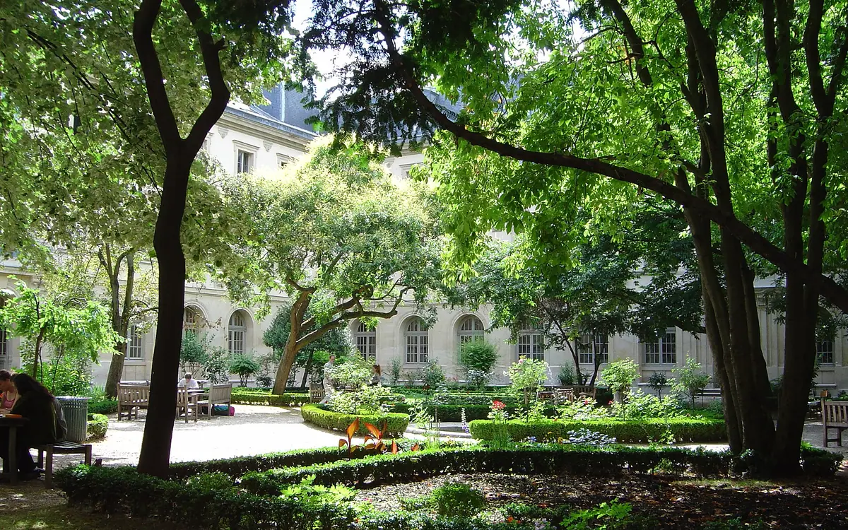 View of the Cour aux Ernests at the École Normale Supérieure in Paris