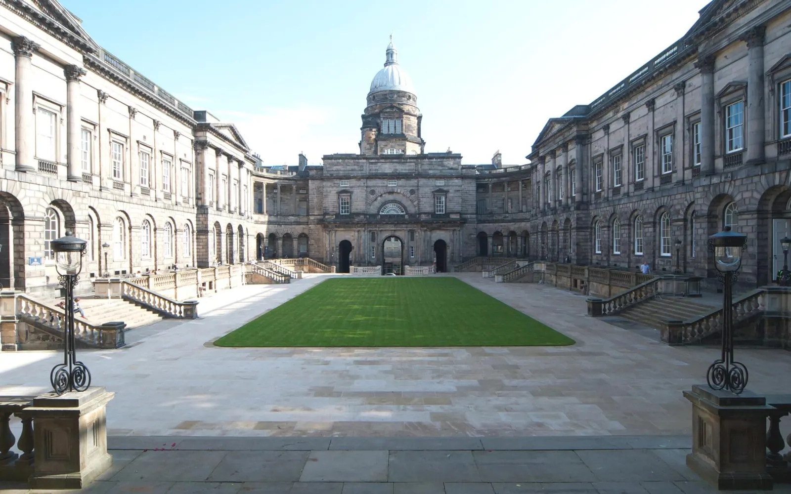 A view of Edinburgh University's Old College Quad