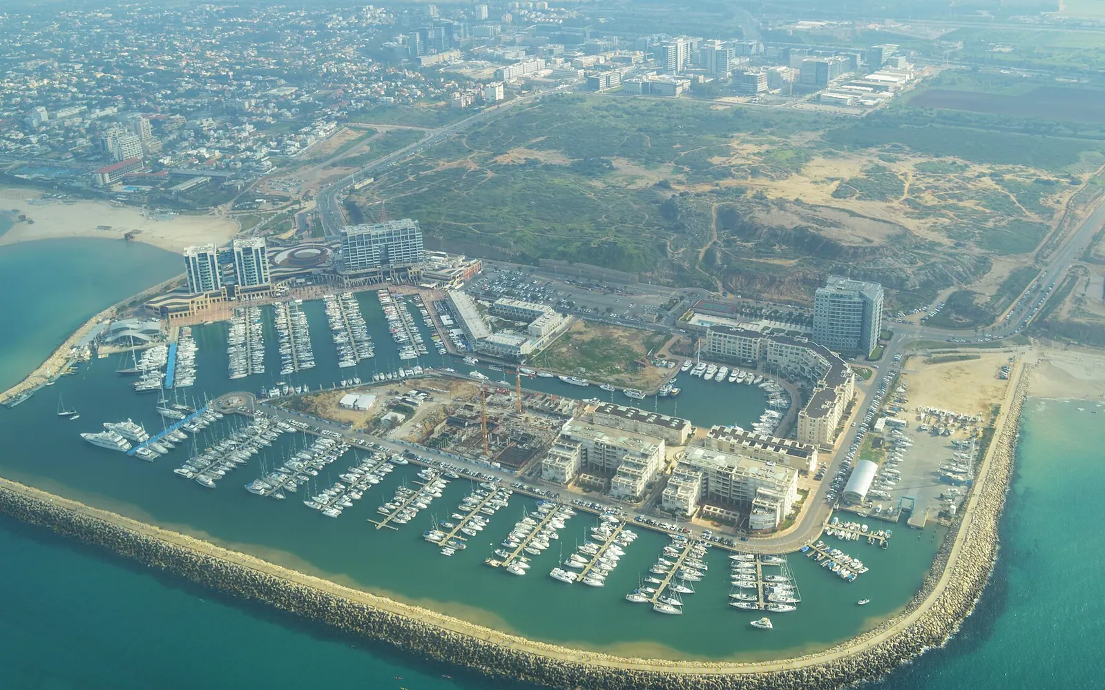 Herzliya Marina Aerial View