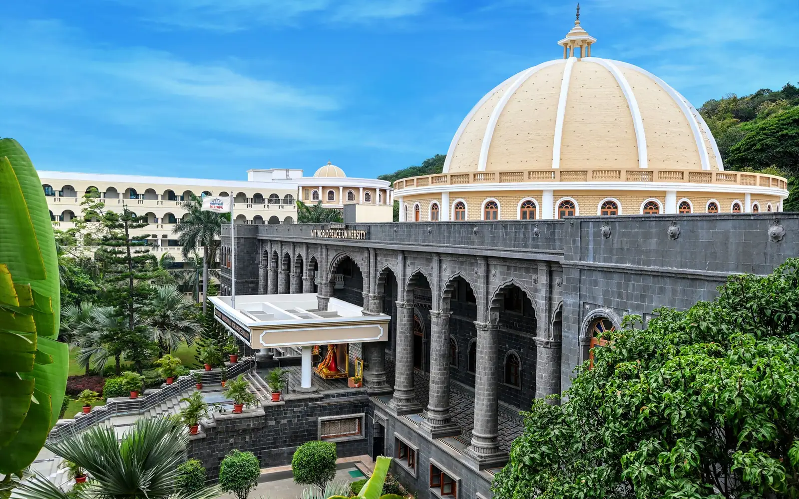 MIT World Peace University (MIT-WPU) is a private located in Kothrud, Pune, India.[1][2] It is a part of the MIT Group of Institutions.[3][4] It is officially named Dr. Vishwanath Karad MIT World Peace University. It was