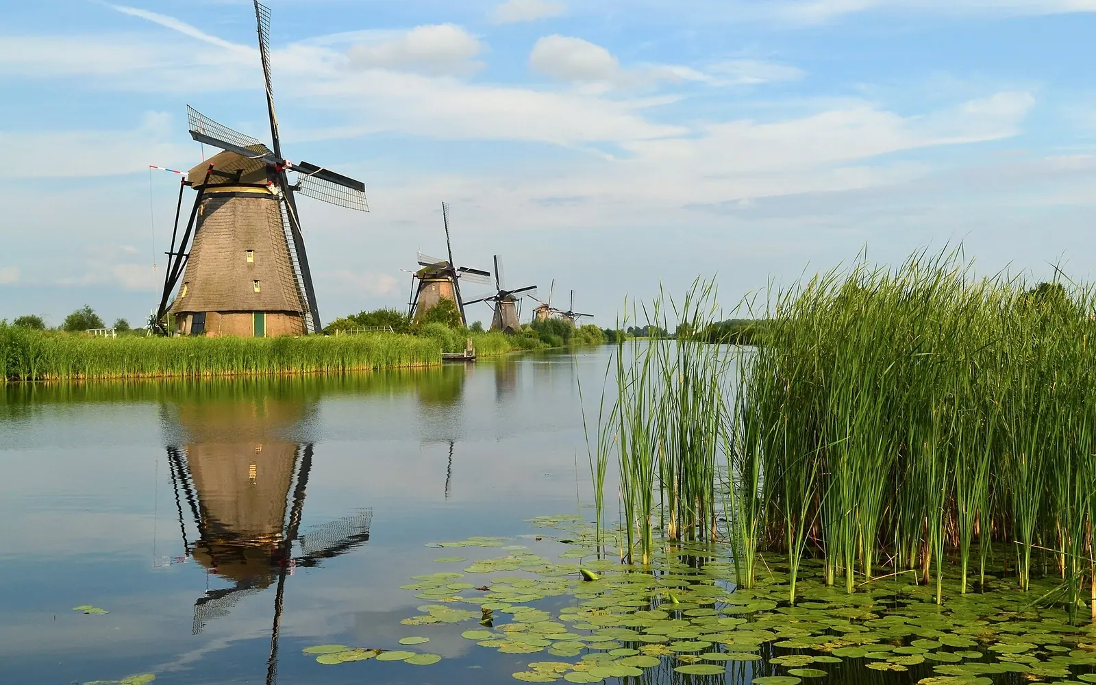 The windmills of Kinderdijk are one of the best known Dutch tourist sites. They have been a UNESCO World Heritage Site since 1997.