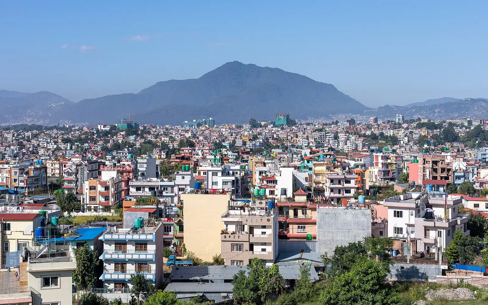 View of Kathmandu Valley from Kapan Monastery