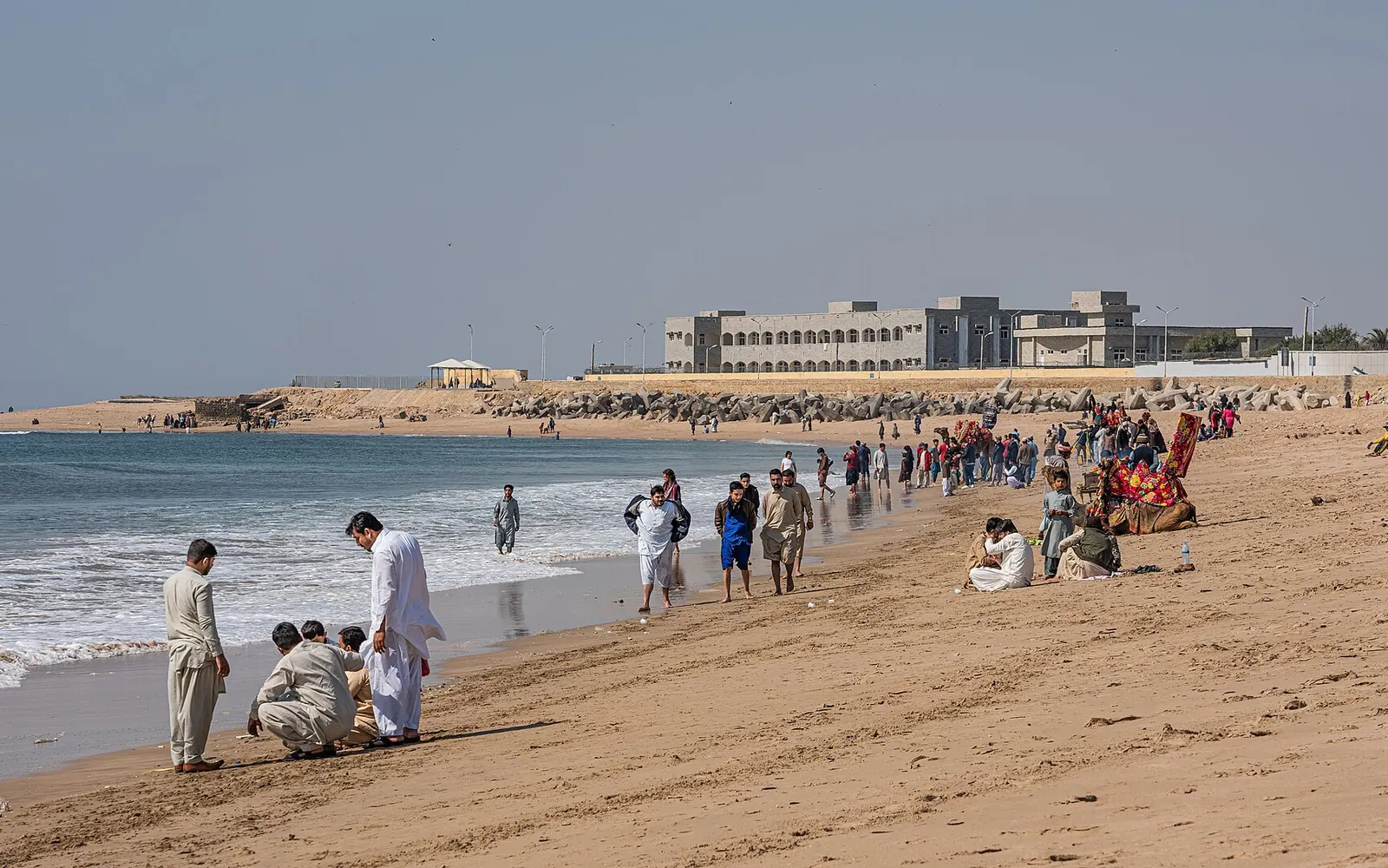 Beach on Manora peninsula near Karachi, Pakistan