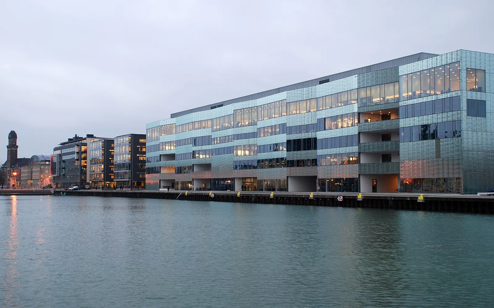 Hjälmarekajen in Malmö, Sweden