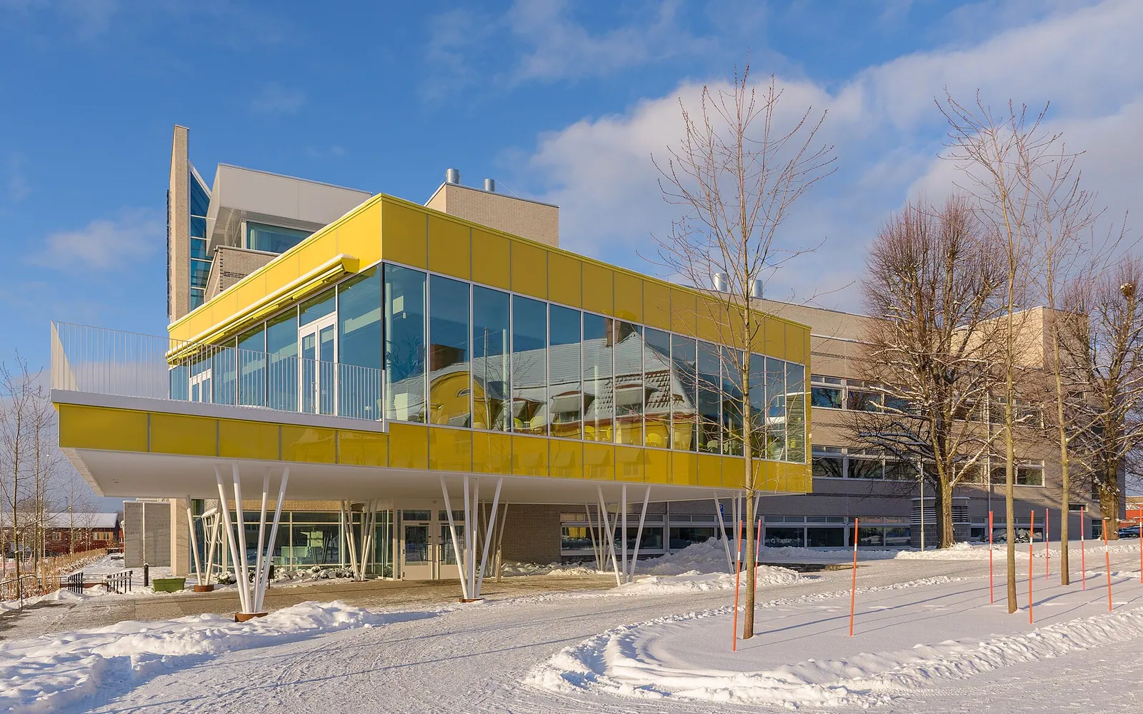 Biocentrum. Swedish University of Agricultural Sciences, Ultuna campus, Uppsala. Architects: Bjurström & Brodin Arkitekter AB.