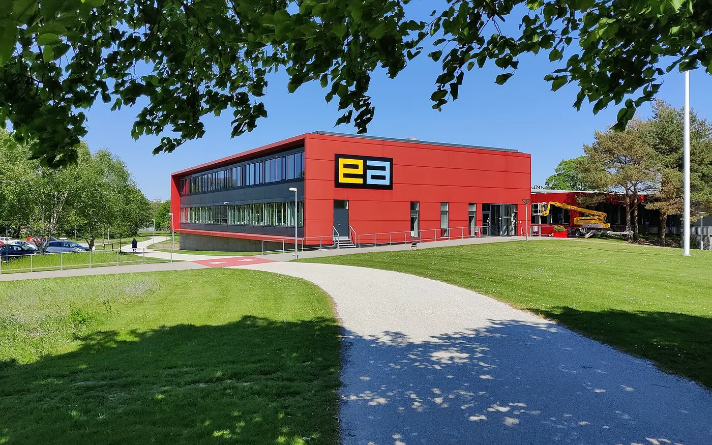 Front of Business academy of southwest in Esbjerg