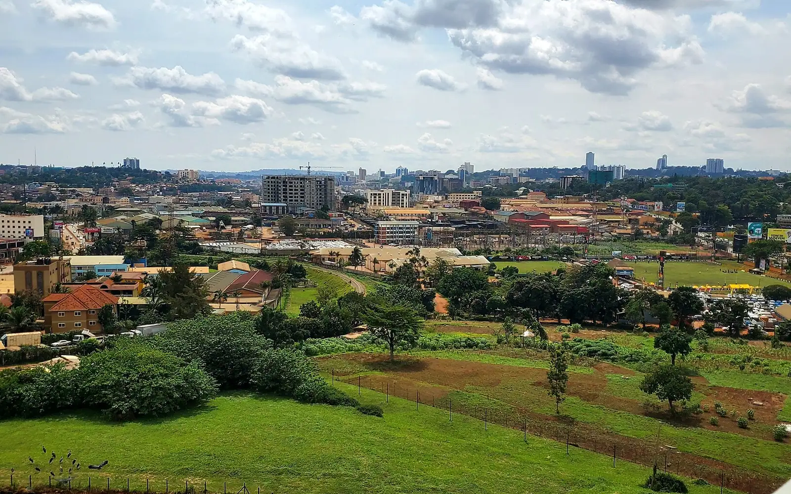 View of Kampala city