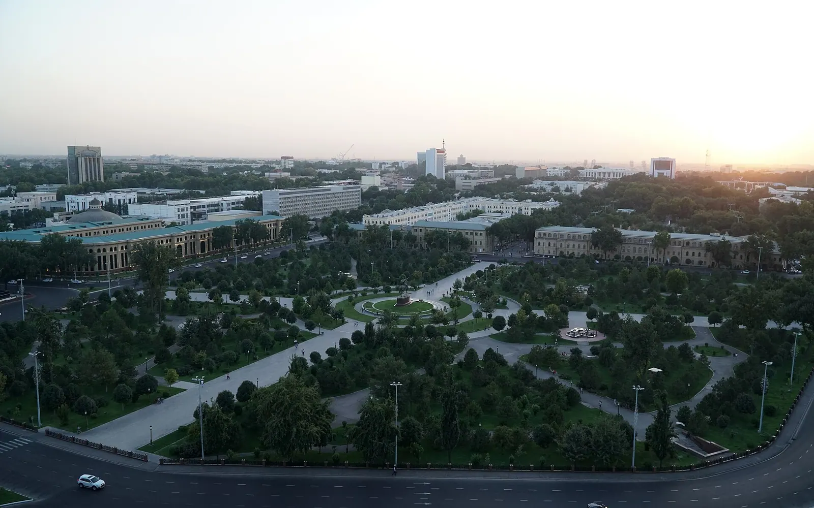 View from Hotel Uzbekistan in Tashkent