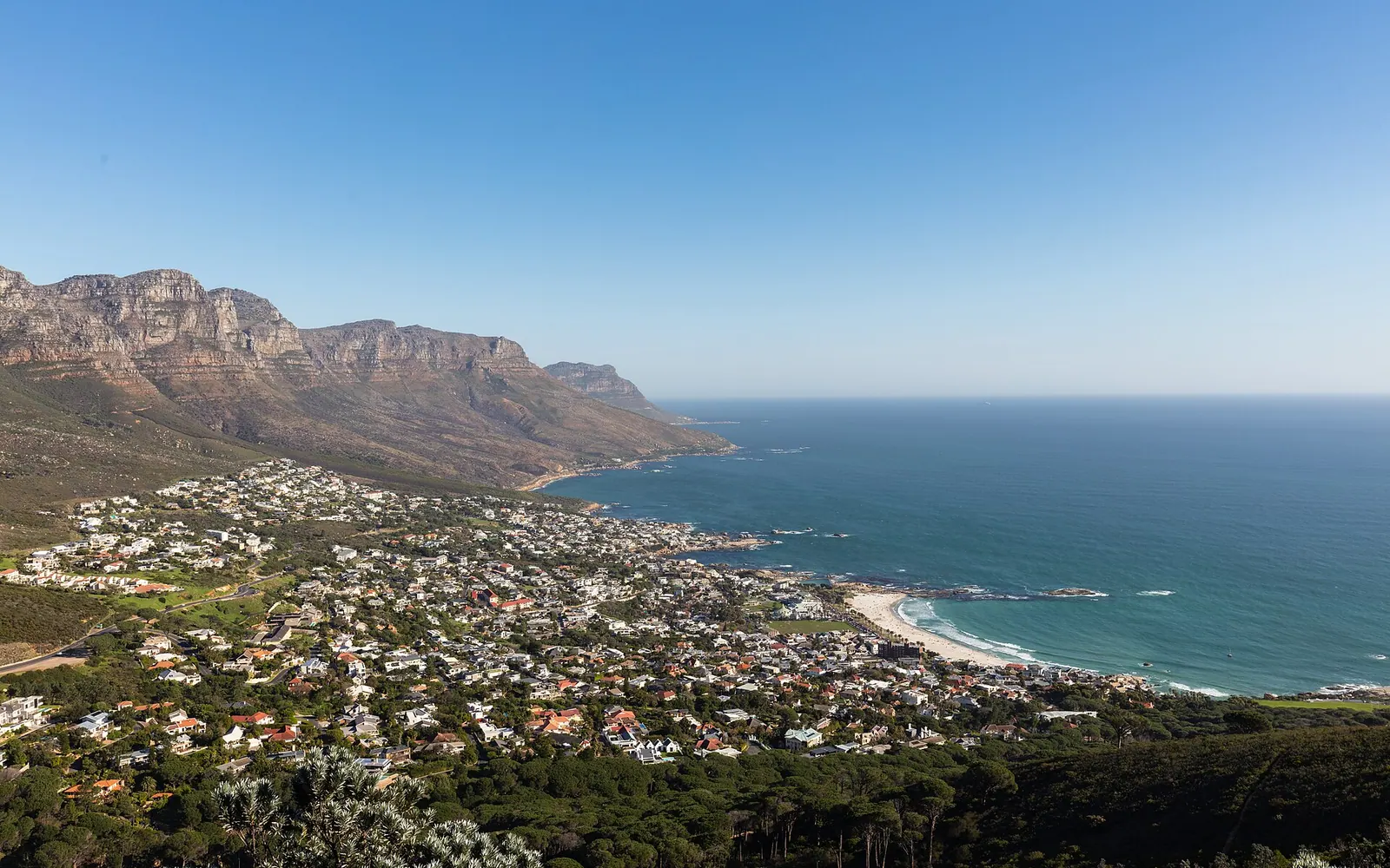 Camps Bay, Cape Town viewed from Lion's Head, South Africa